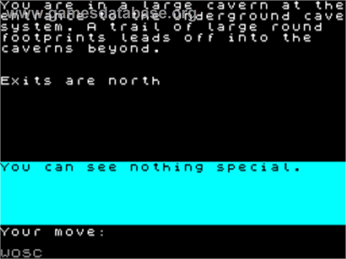 Cavern Chaos - Sinclair ZX Spectrum - Artwork - In Game