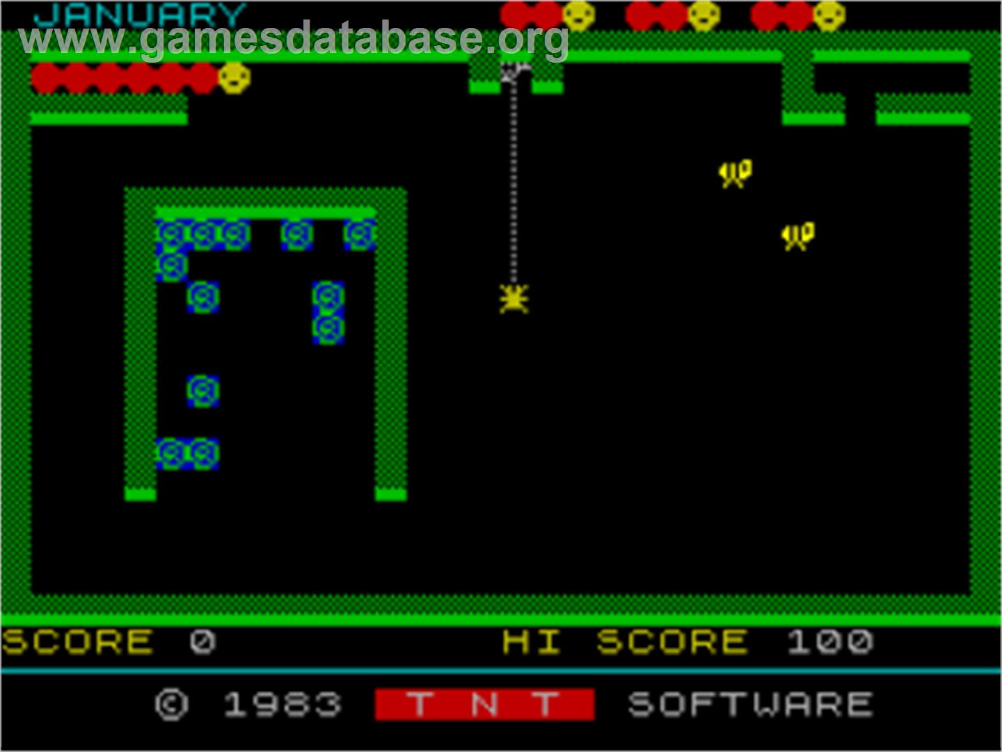 Centimunch - Sinclair ZX Spectrum - Artwork - In Game