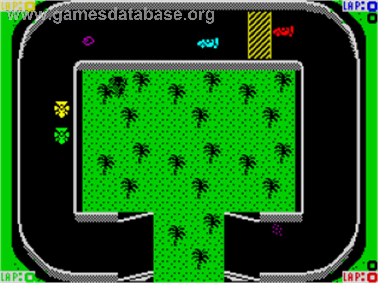 Championship Sprint - Sinclair ZX Spectrum - Artwork - In Game