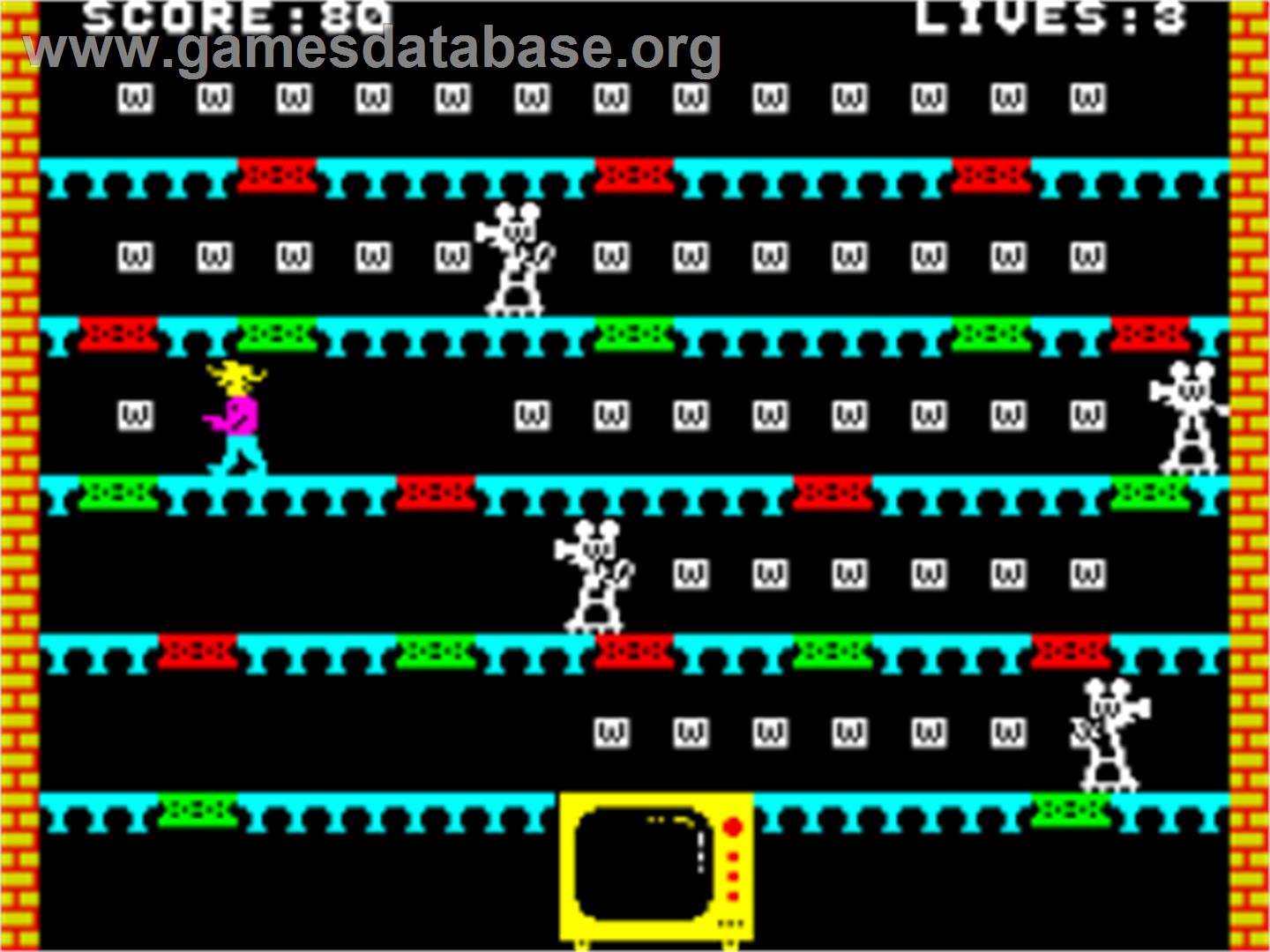 Charlie And The Chocolate Factory - Sinclair ZX Spectrum - Artwork - In Game