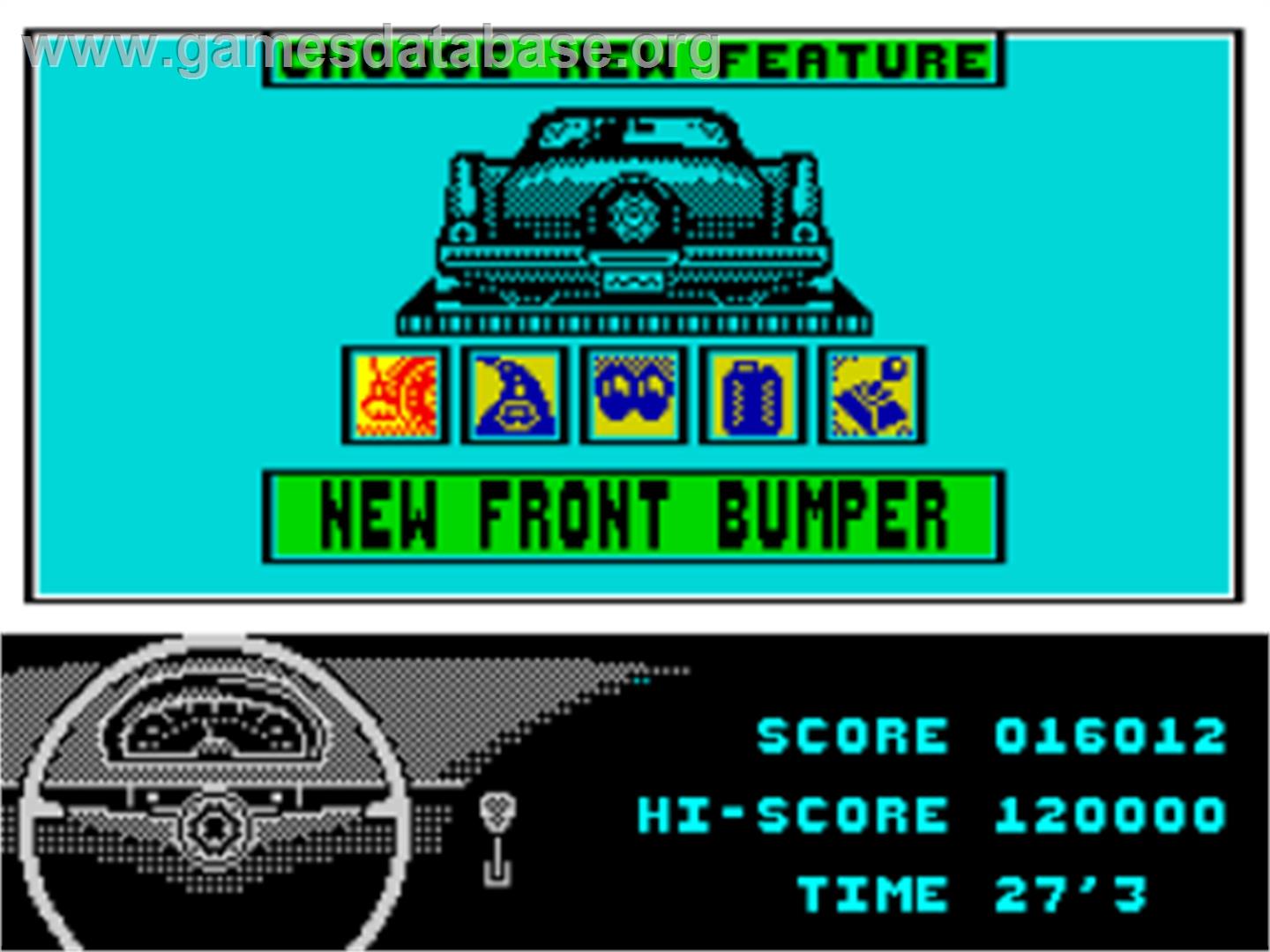 Chevy Chase - Sinclair ZX Spectrum - Artwork - In Game