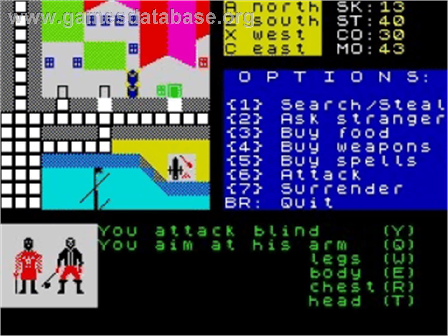 City Of Death - Sinclair ZX Spectrum - Artwork - In Game