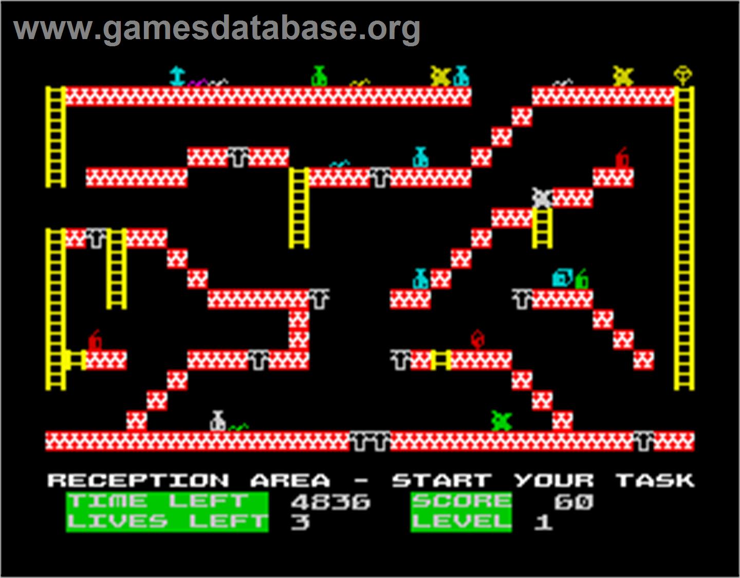 Colin The Cleaner - Sinclair ZX Spectrum - Artwork - In Game