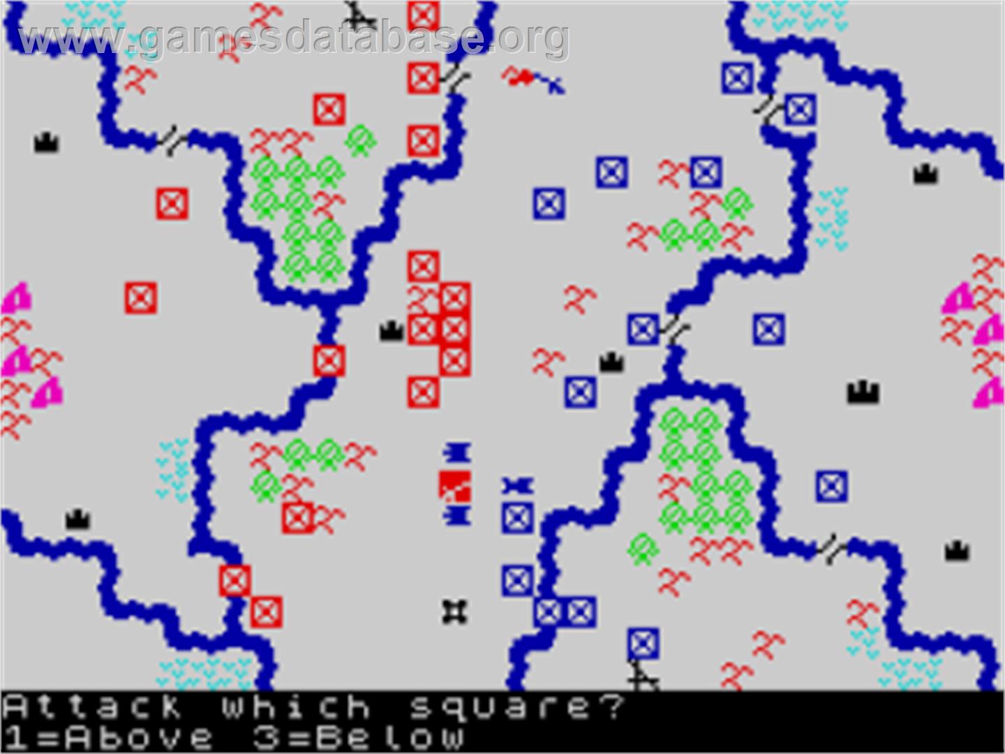 Confrontation - Sinclair ZX Spectrum - Artwork - In Game