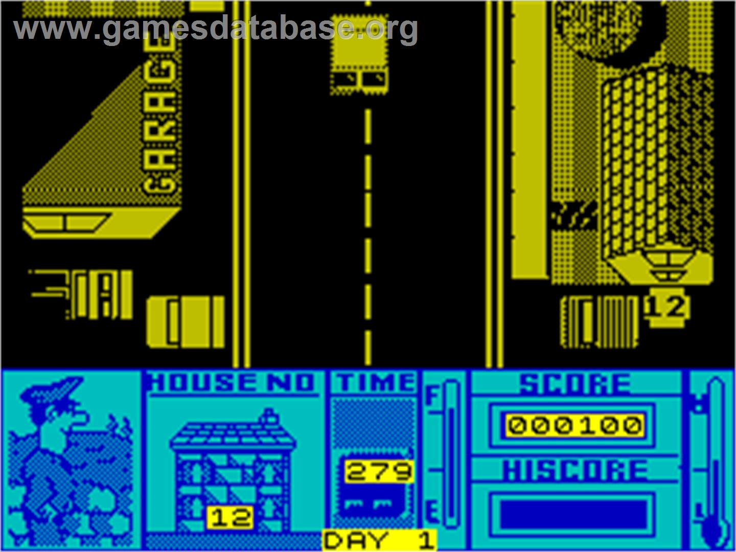 Cosmic Relief: Prof. Renegade to the Rescue - Sinclair ZX Spectrum - Artwork - In Game