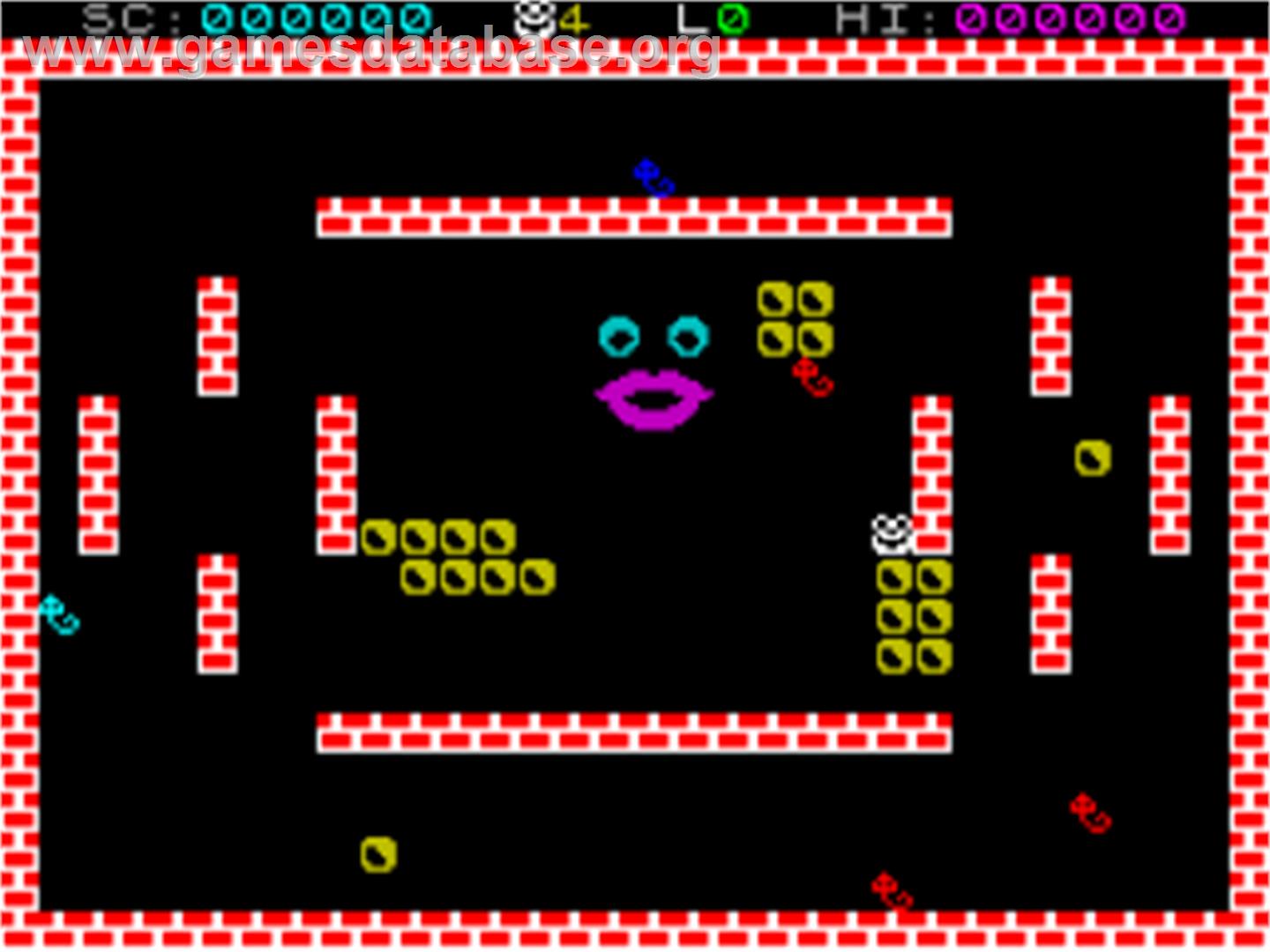 Crazy Caverns - Sinclair ZX Spectrum - Artwork - In Game