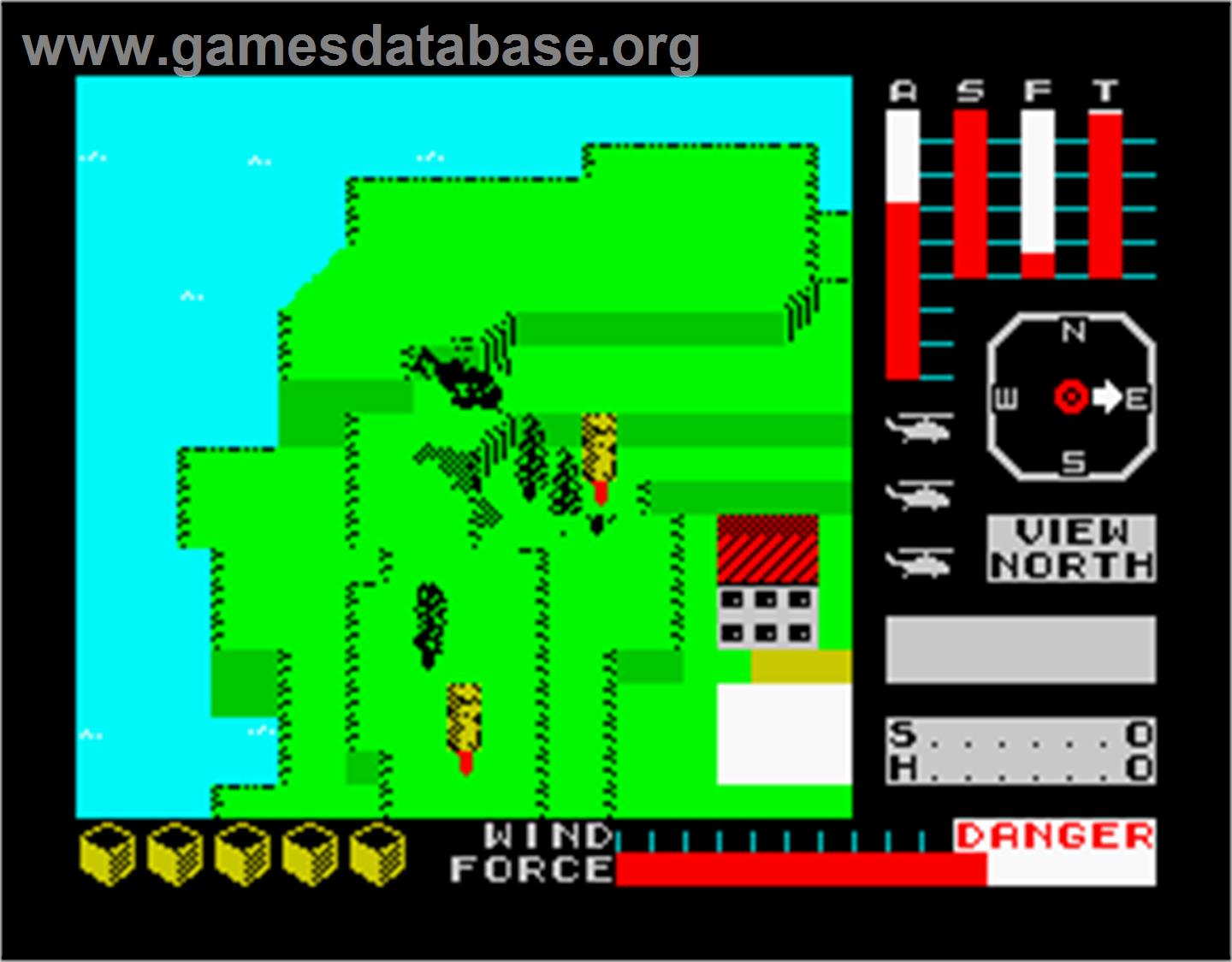 Cyclone - Sinclair ZX Spectrum - Artwork - In Game