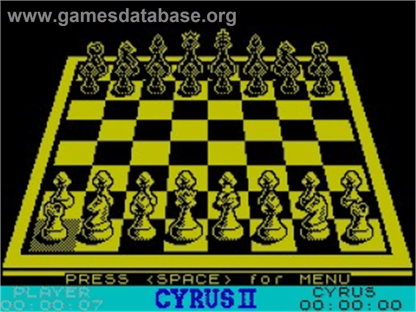Cyrus 2 - Sinclair ZX Spectrum - Artwork - In Game
