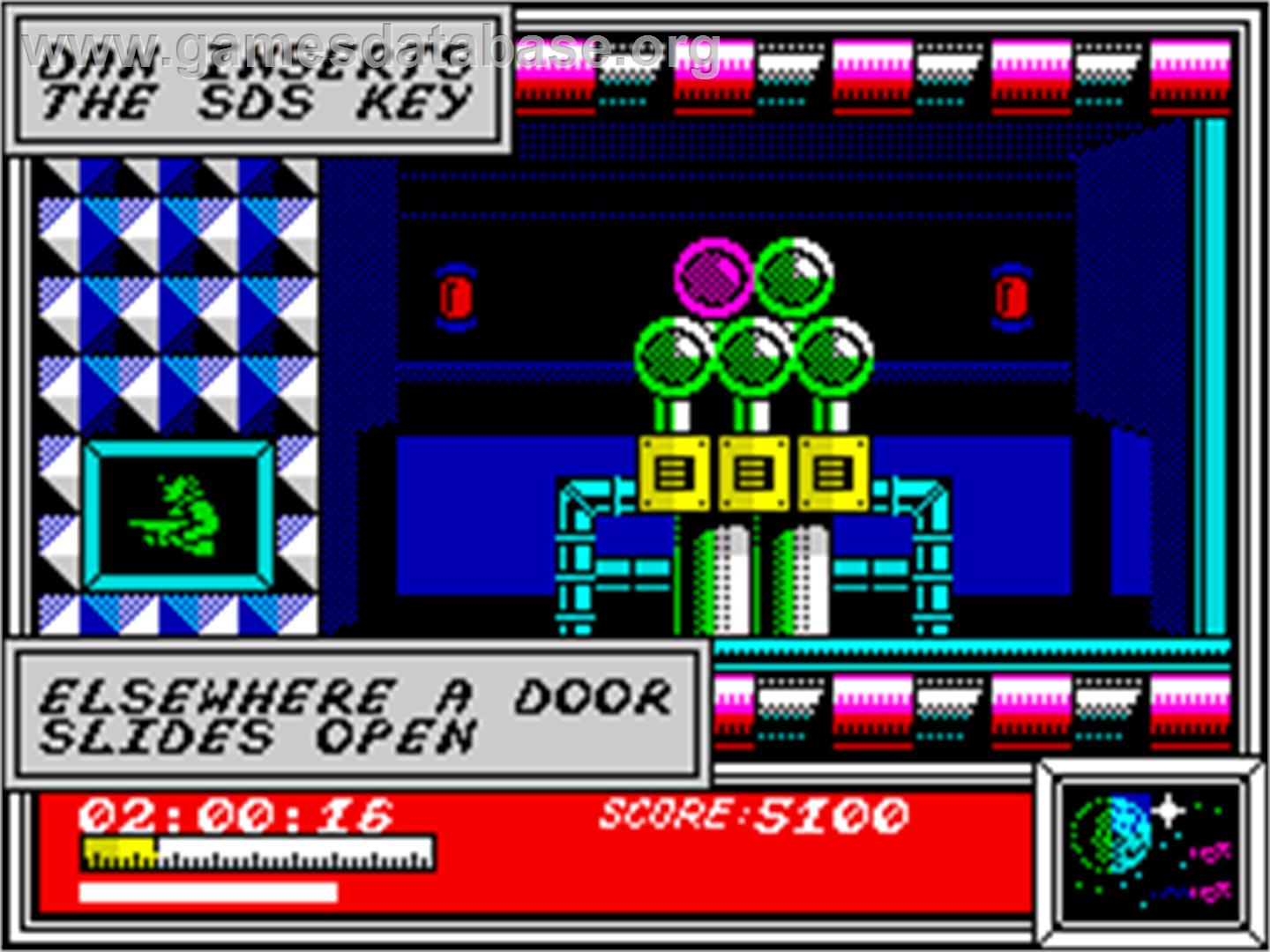 Dan Dare: Pilot of the Future - Sinclair ZX Spectrum - Artwork - In Game