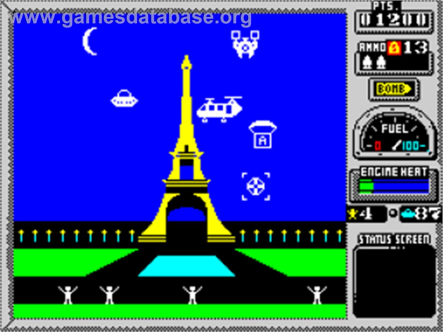 Dead Zone - Sinclair ZX Spectrum - Artwork - In Game