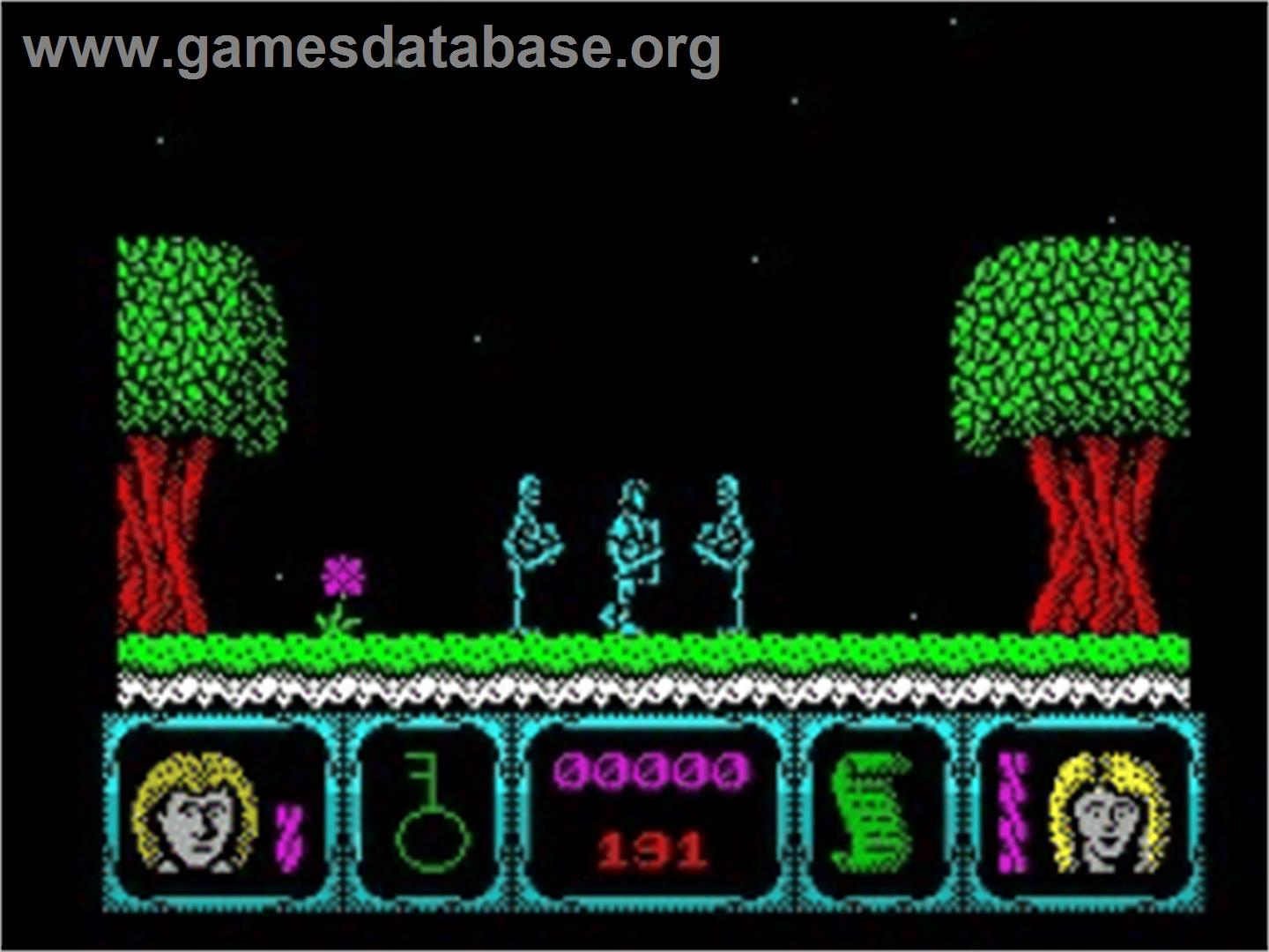 Deadly Evil - Sinclair ZX Spectrum - Artwork - In Game