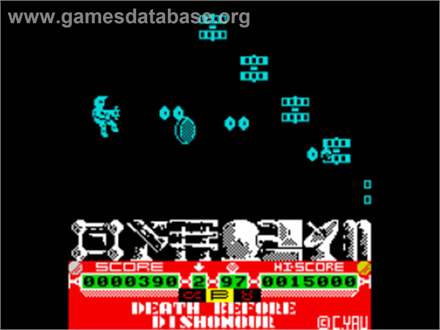 Death Before Dishonour - Sinclair ZX Spectrum - Artwork - In Game