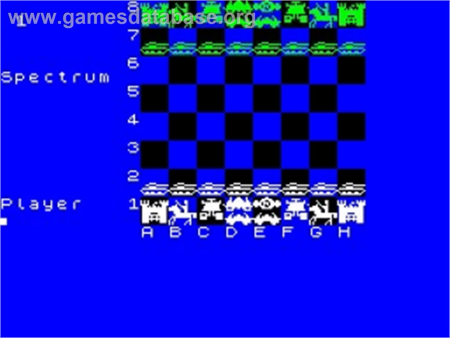 Death Chess 5000 - Sinclair ZX Spectrum - Artwork - In Game