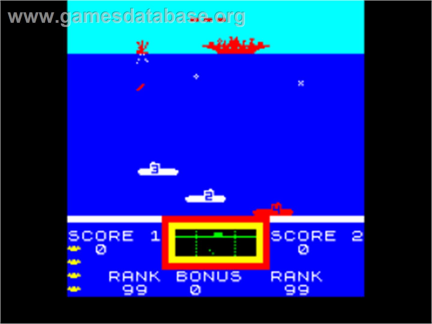 Deep Scan - Sinclair ZX Spectrum - Artwork - In Game
