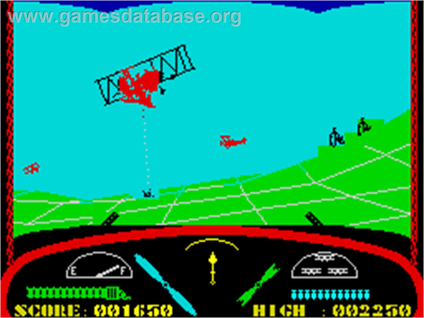Deep Strike - Sinclair ZX Spectrum - Artwork - In Game