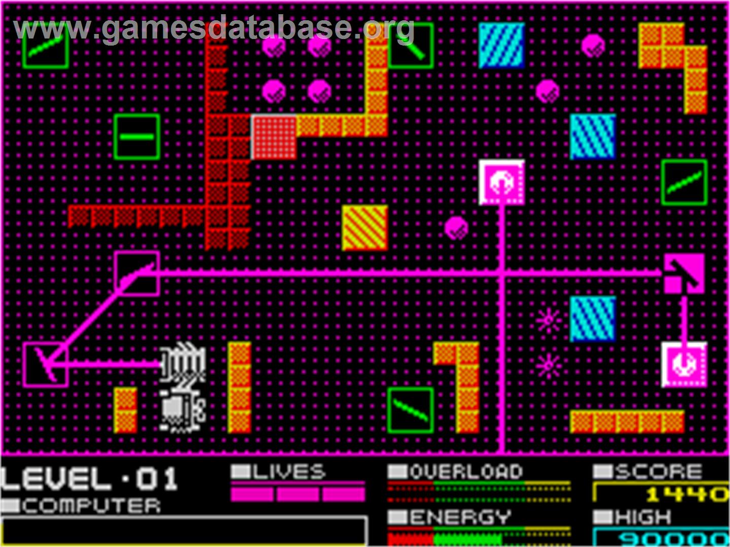 Deflektor - Sinclair ZX Spectrum - Artwork - In Game