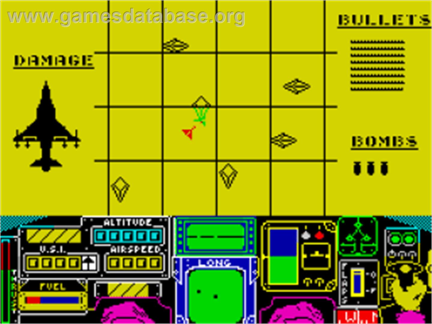 Delta Wing - Sinclair ZX Spectrum - Artwork - In Game