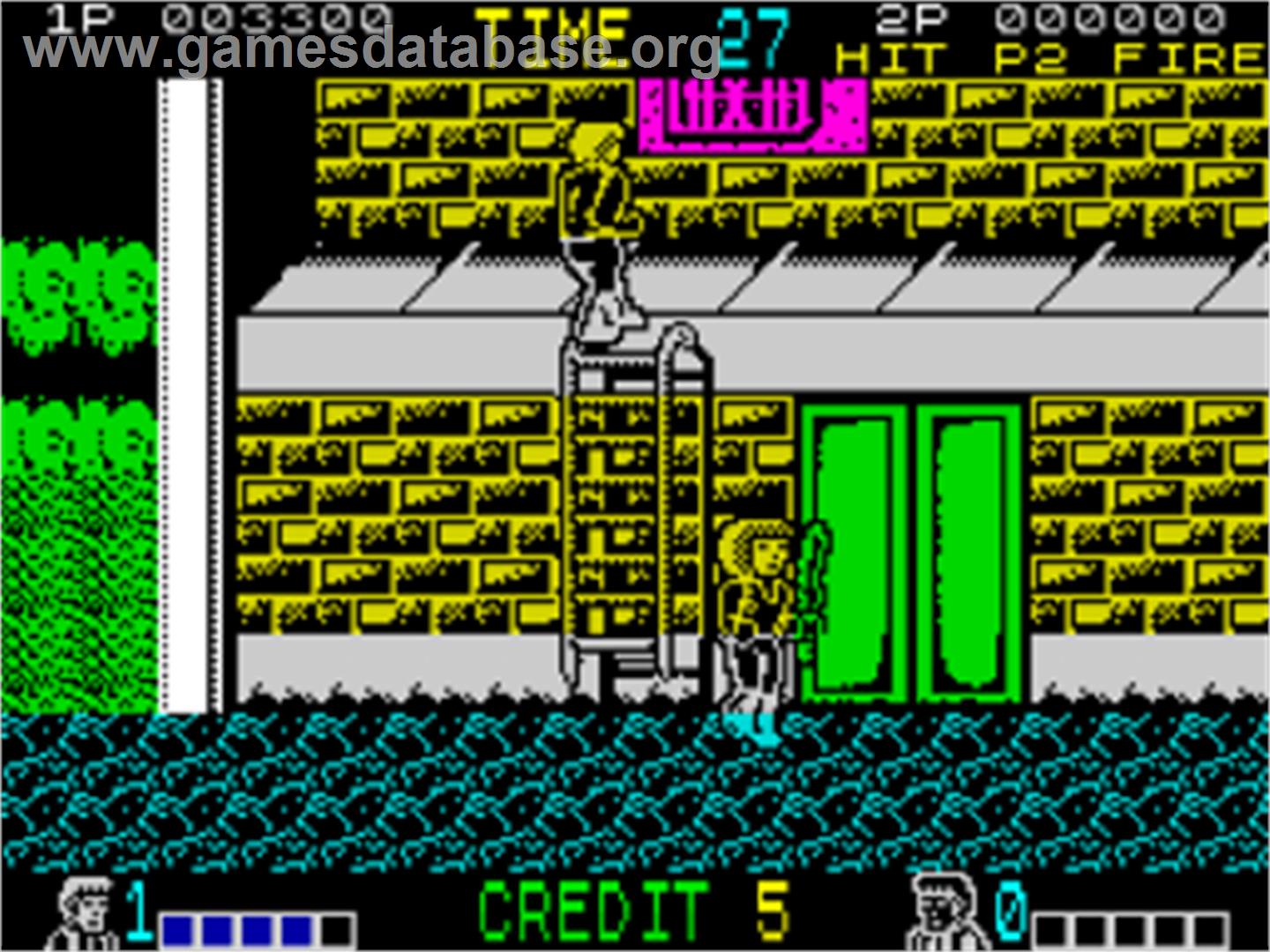 Double Dragon - Sinclair ZX Spectrum - Artwork - In Game