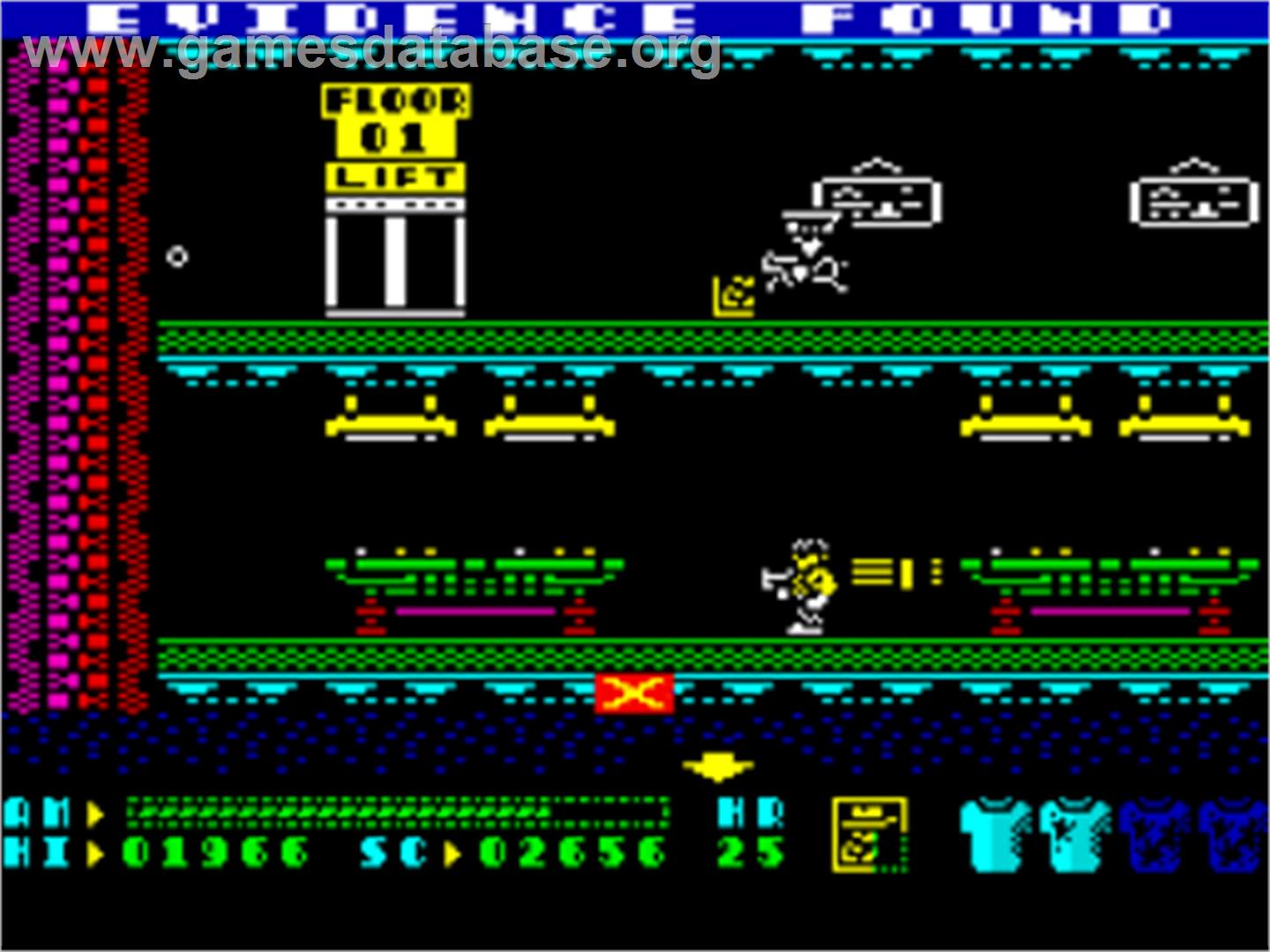 Down Town - Sinclair ZX Spectrum - Artwork - In Game