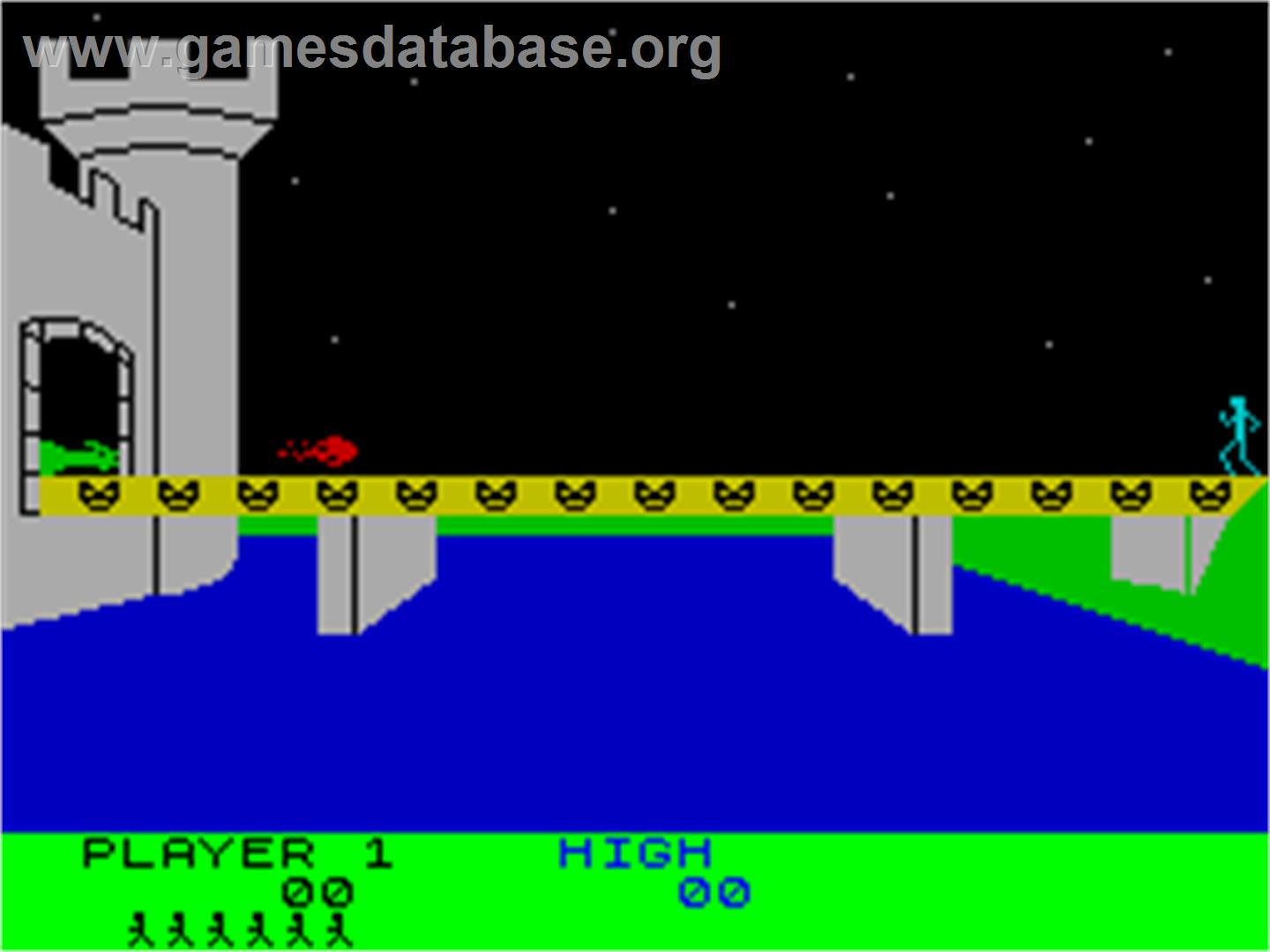 Dragonfire - Sinclair ZX Spectrum - Artwork - In Game