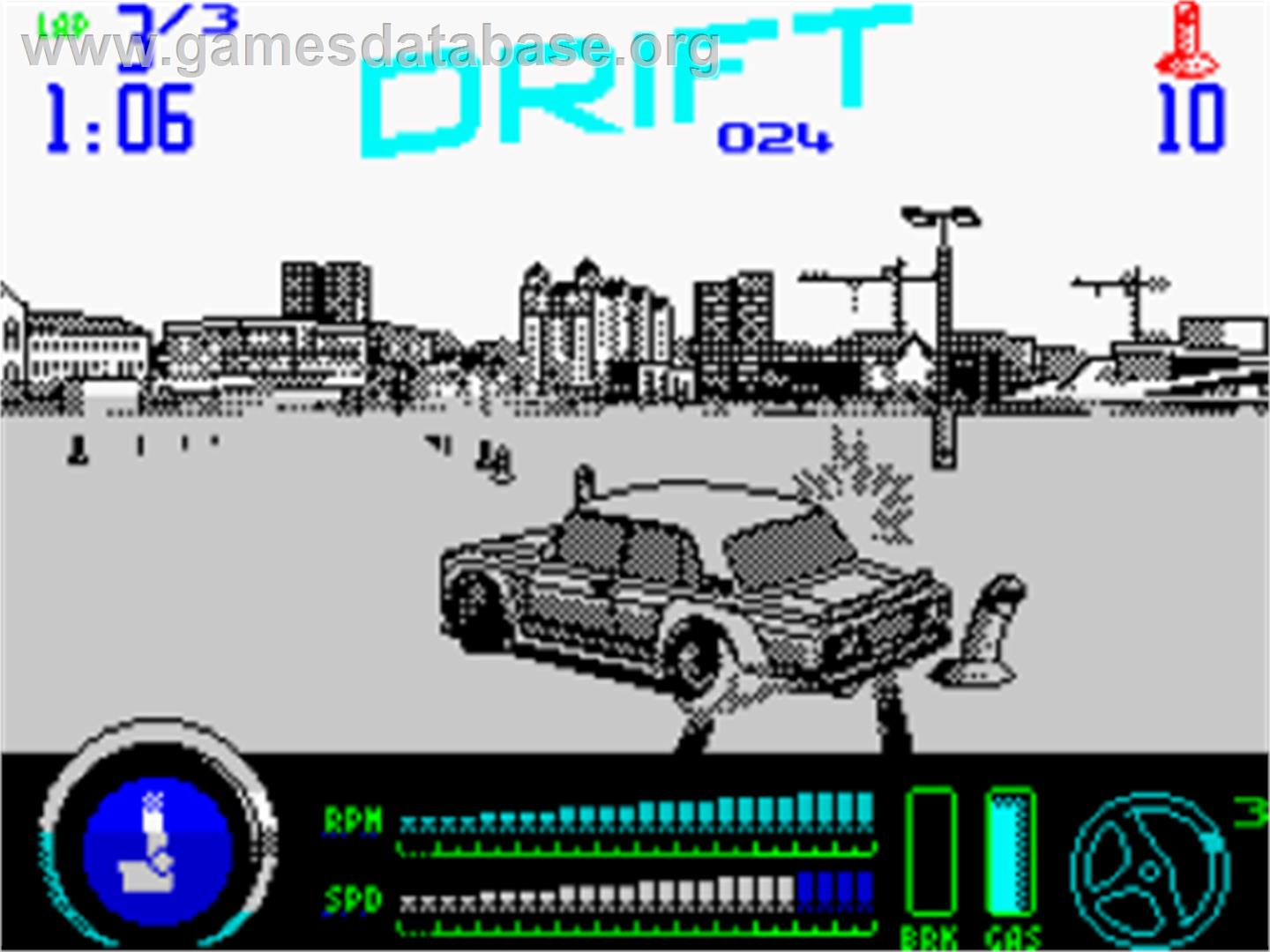 Drift! - Sinclair ZX Spectrum - Artwork - In Game