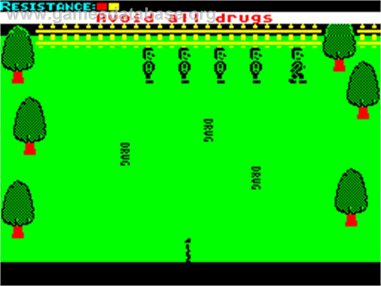 Drug Watch - Sinclair ZX Spectrum - Artwork - In Game