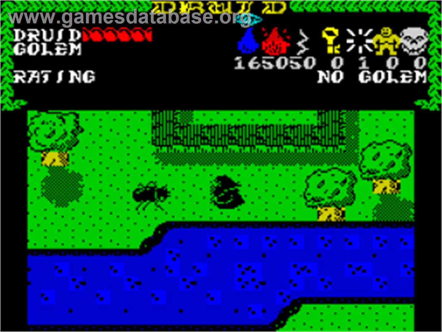 Druid - Sinclair ZX Spectrum - Artwork - In Game