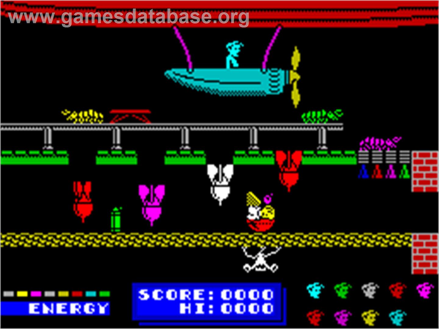 Dynamite Dan II - Sinclair ZX Spectrum - Artwork - In Game