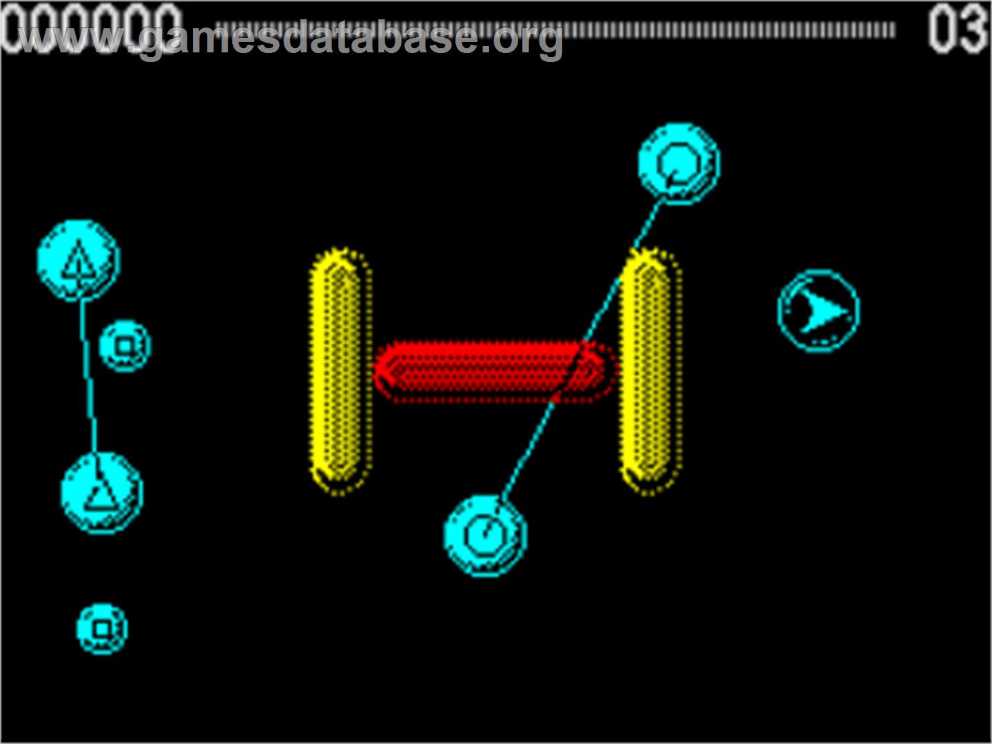 E-motion - Sinclair ZX Spectrum - Artwork - In Game
