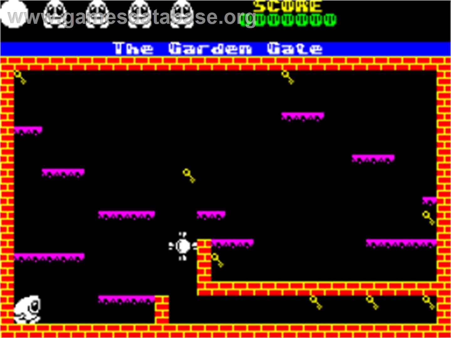 Egg Head - Sinclair ZX Spectrum - Artwork - In Game