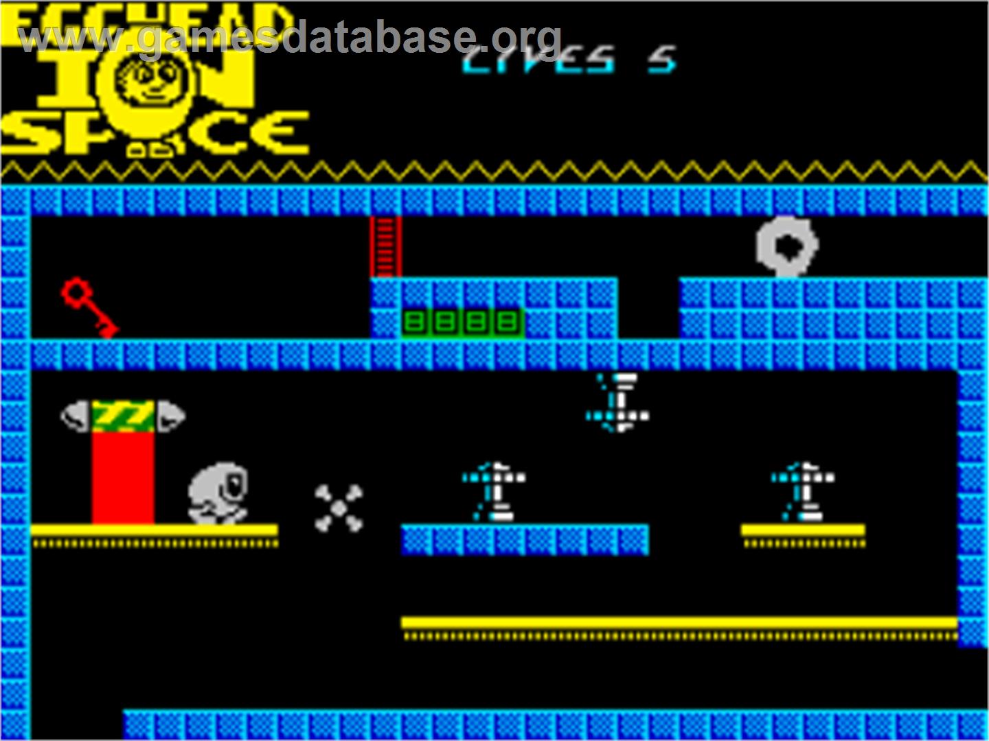 Egghead In Space - Sinclair ZX Spectrum - Artwork - In Game