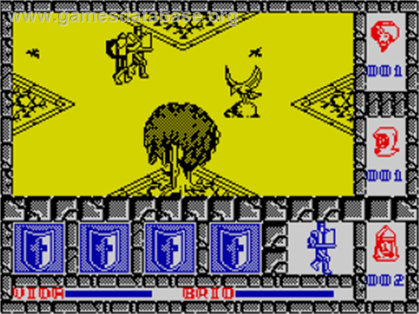 El Cid - Sinclair ZX Spectrum - Artwork - In Game