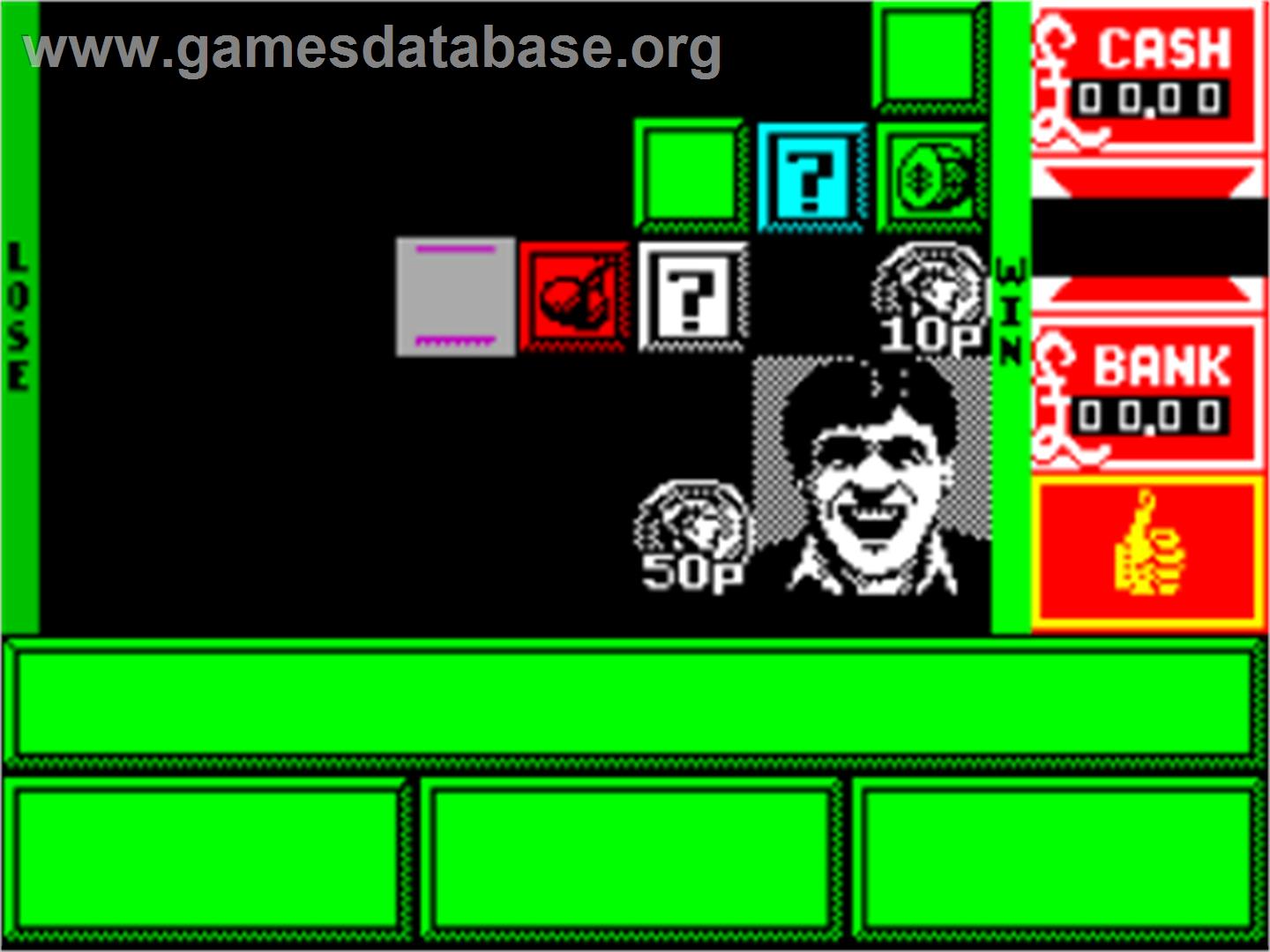 Emlyn Hughes Arcade Quiz - Sinclair ZX Spectrum - Artwork - In Game