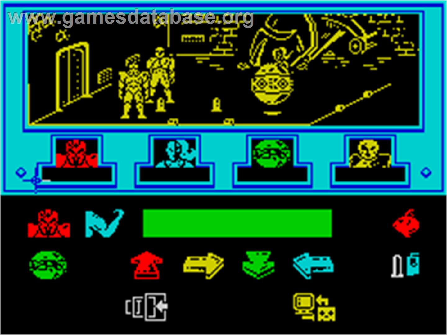 Enigma Force - Sinclair ZX Spectrum - Artwork - In Game