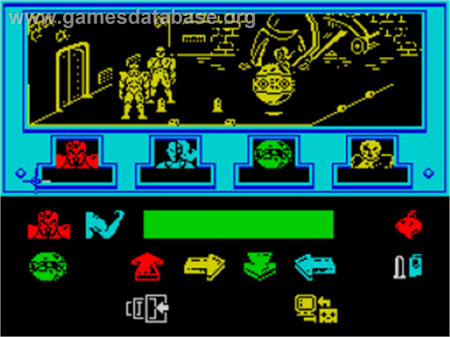 Enigma Force - Sinclair ZX Spectrum - Artwork - In Game