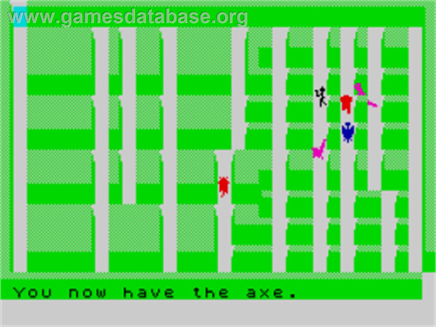 Escape - Sinclair ZX Spectrum - Artwork - In Game
