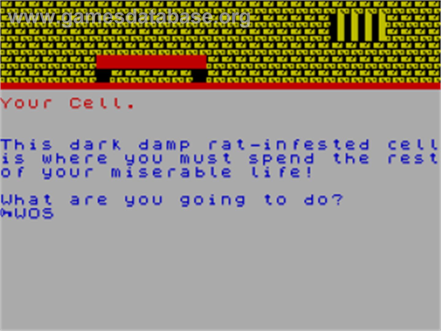 Escape From Devil's Island - Sinclair ZX Spectrum - Artwork - In Game