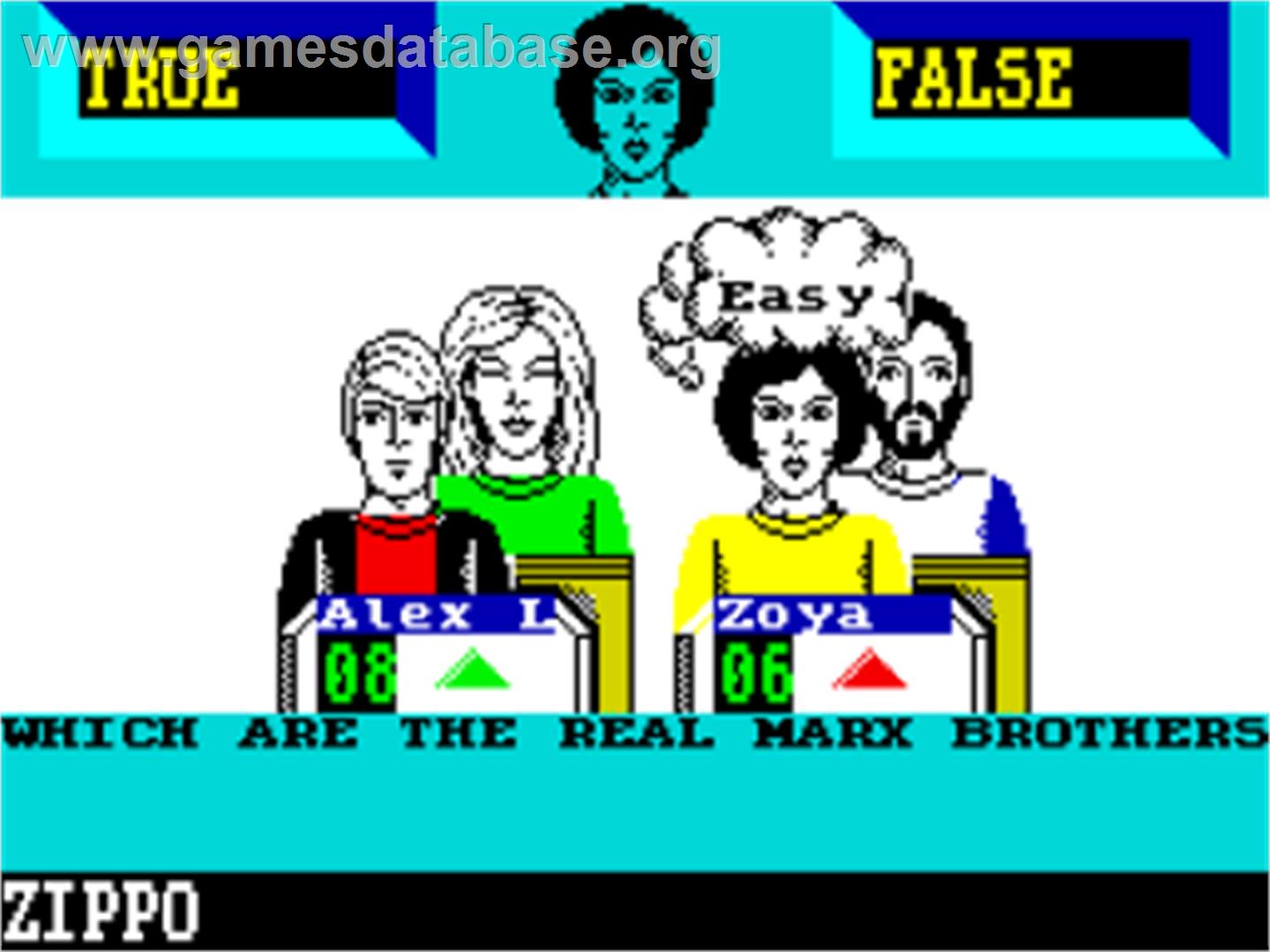 Every Second Counts - Sinclair ZX Spectrum - Artwork - In Game