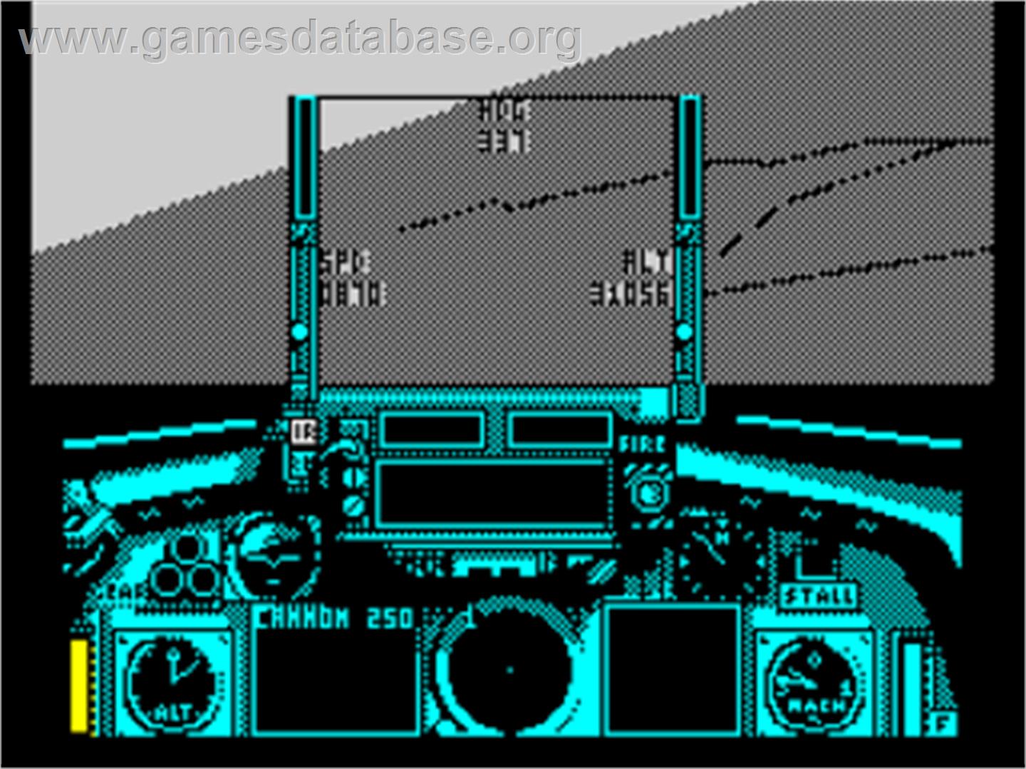 Fighter Bomber - Sinclair ZX Spectrum - Artwork - In Game