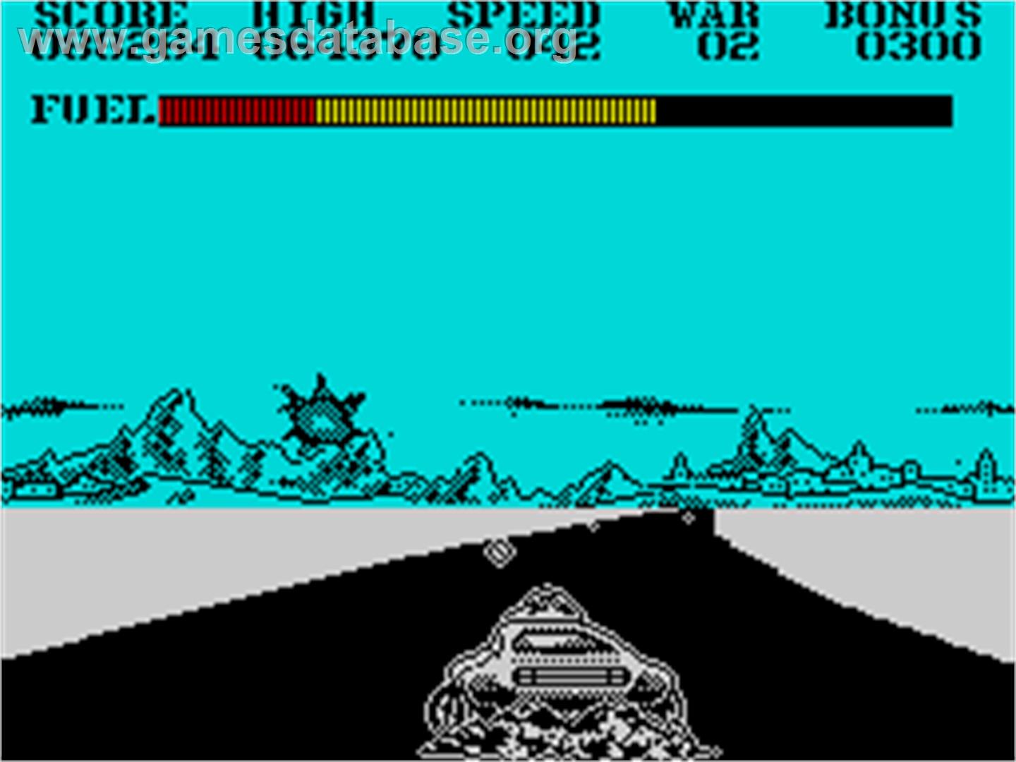 Fire and Forget - Sinclair ZX Spectrum - Artwork - In Game