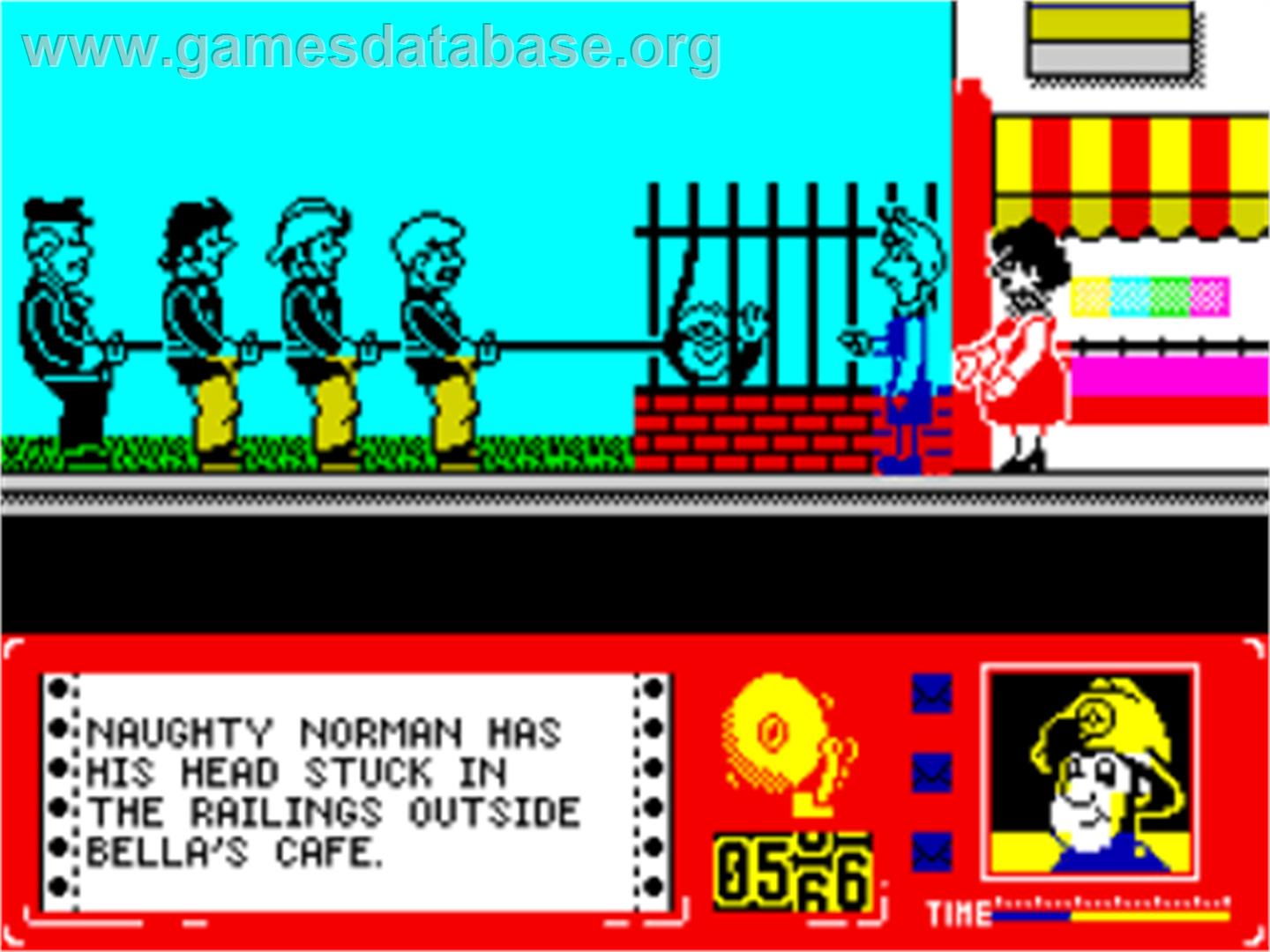 Fireman Sam - Sinclair ZX Spectrum - Artwork - In Game