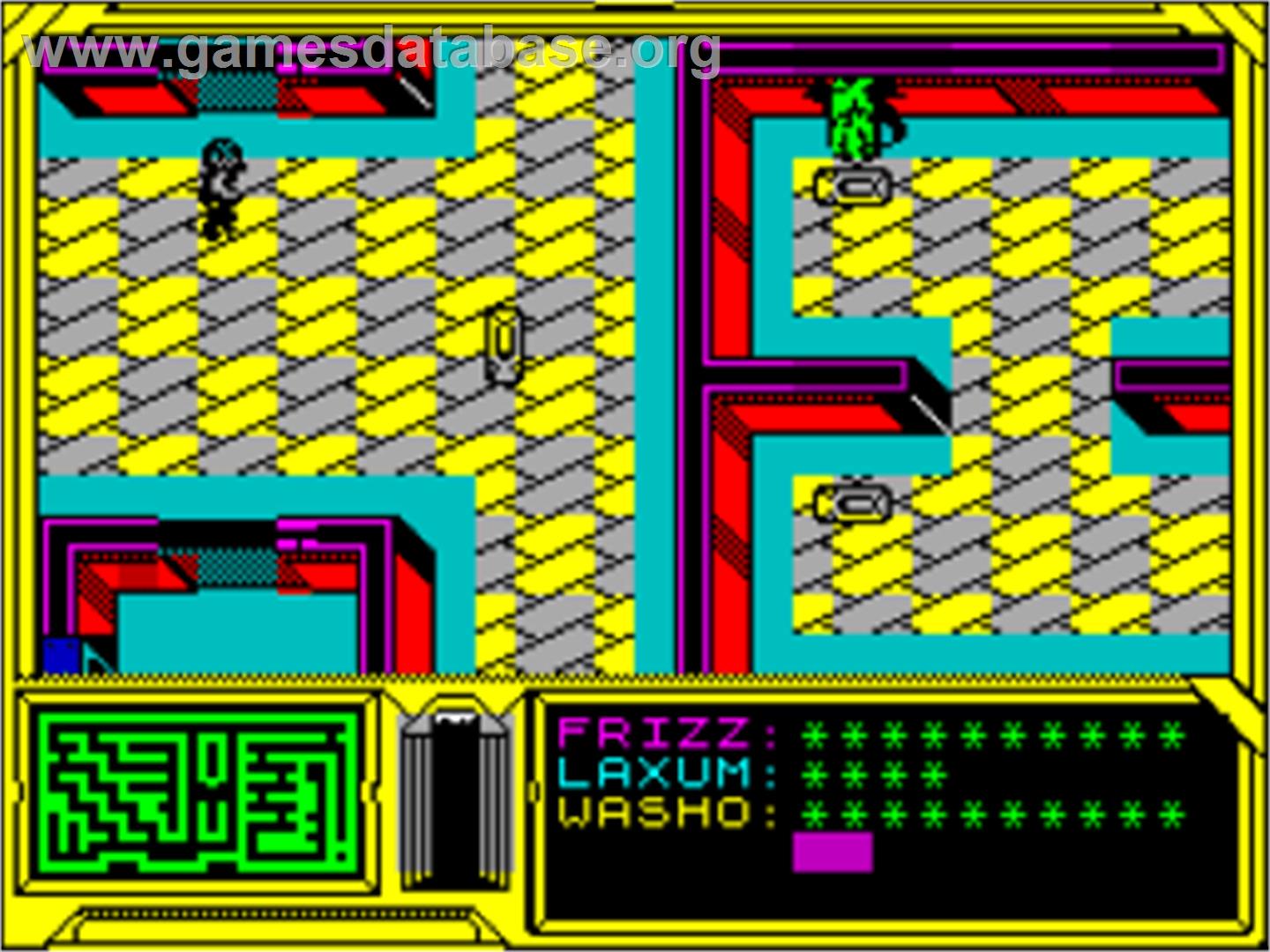 Firestorm - Sinclair ZX Spectrum - Artwork - In Game