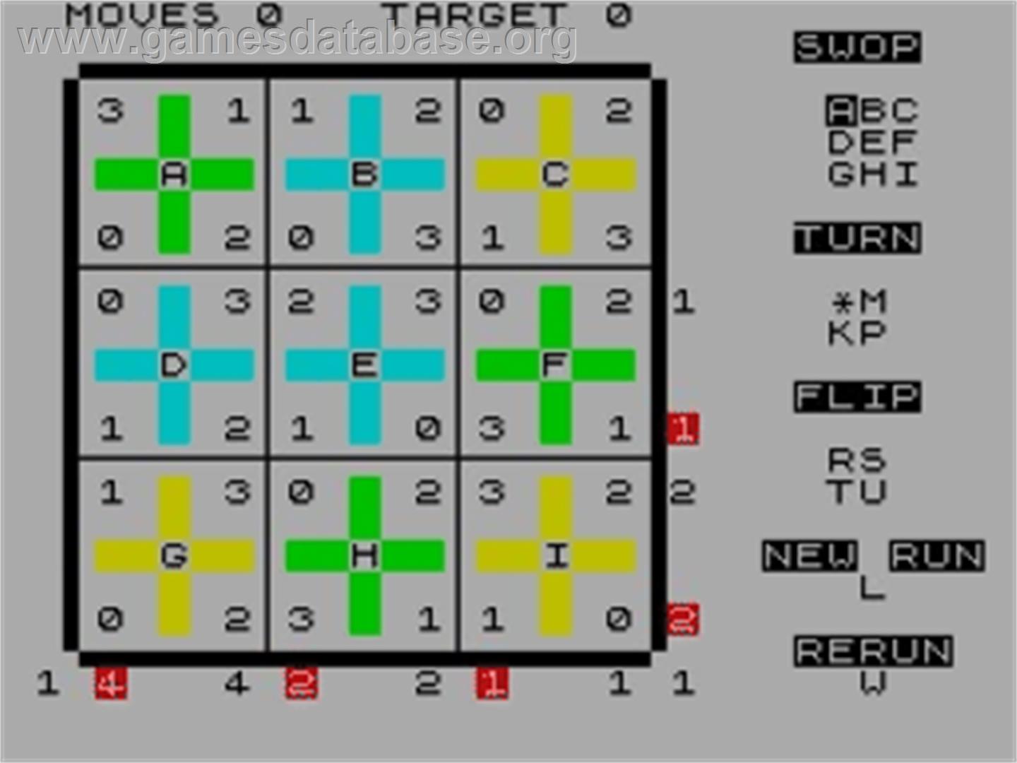 Flippit - Sinclair ZX Spectrum - Artwork - In Game