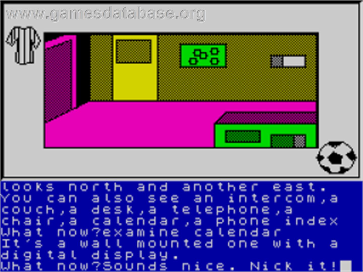 Football Frenzy - Sinclair ZX Spectrum - Artwork - In Game