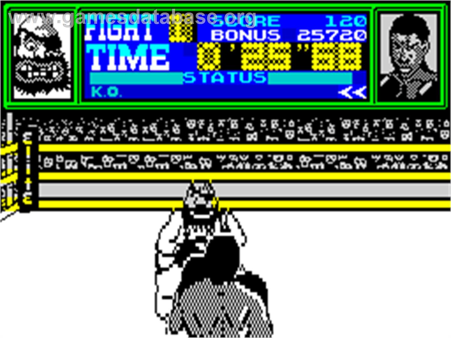 Frank Bruno's Boxing - Sinclair ZX Spectrum - Artwork - In Game