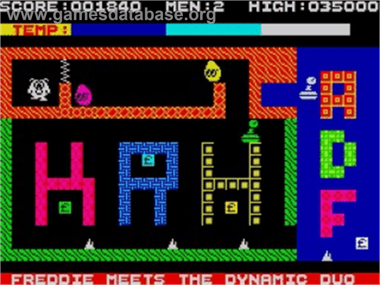 Fridge Frenzy - Sinclair ZX Spectrum - Artwork - In Game