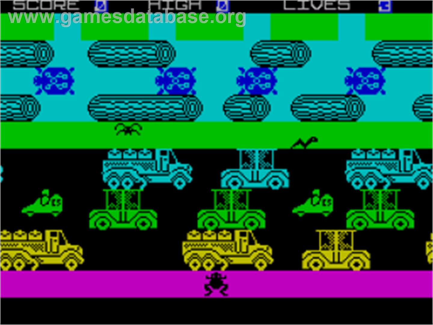 Frog Hopper - Sinclair ZX Spectrum - Artwork - In Game