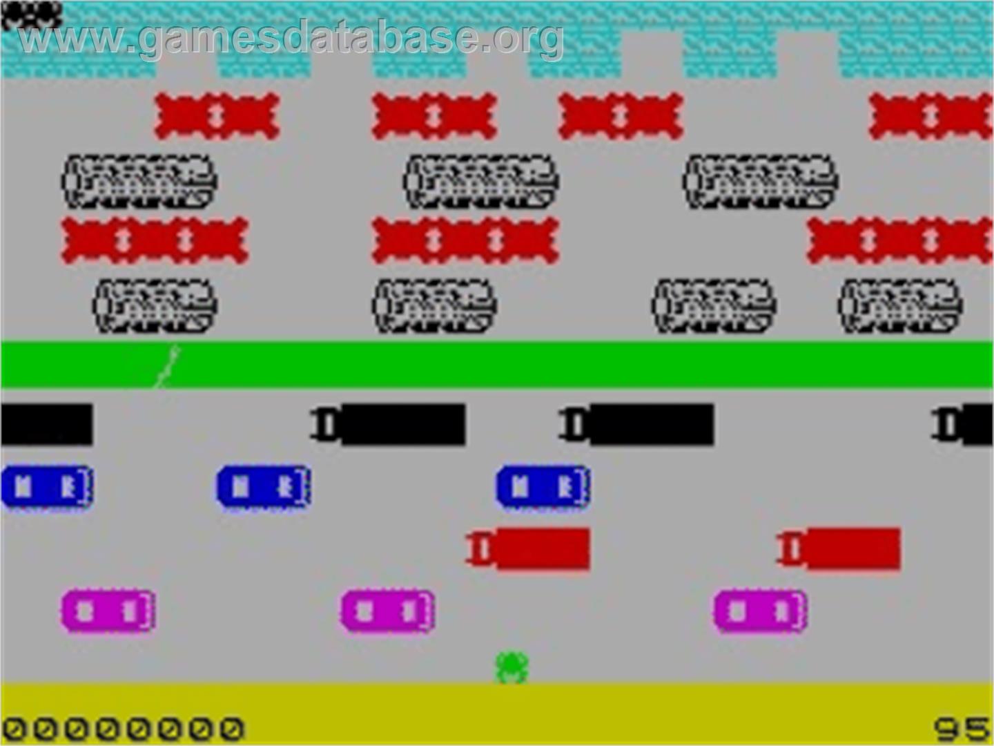 Frog Run - Sinclair ZX Spectrum - Artwork - In Game