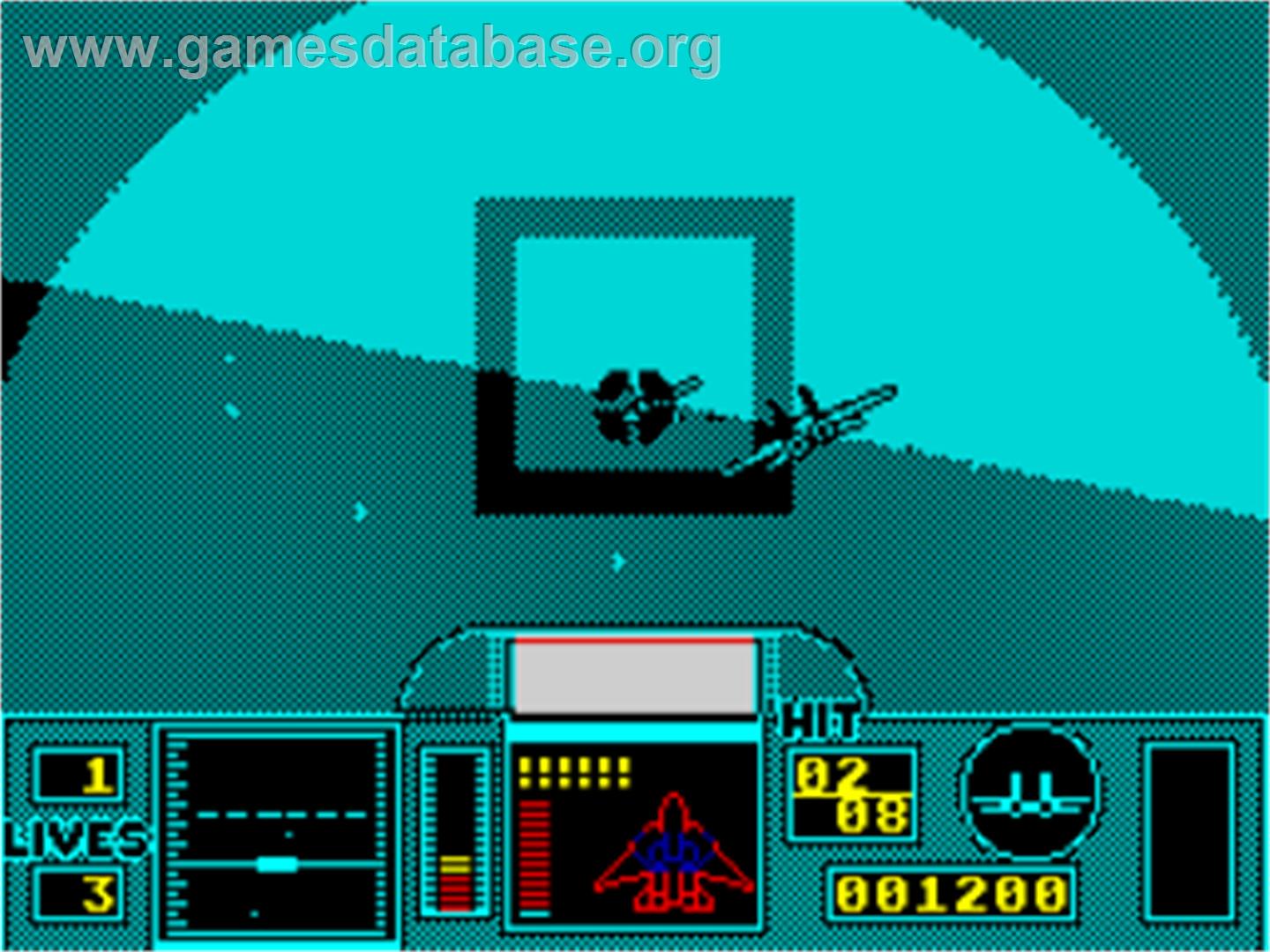 G-Loc R360 - Sinclair ZX Spectrum - Artwork - In Game