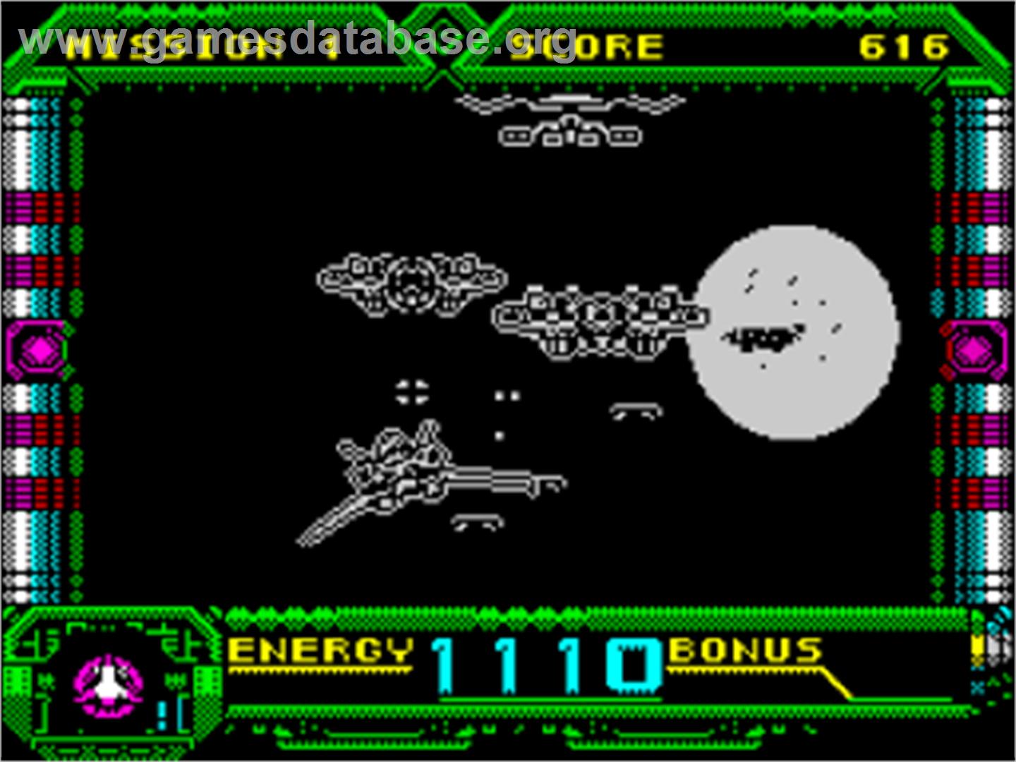 Galaxy Force - Sinclair ZX Spectrum - Artwork - In Game